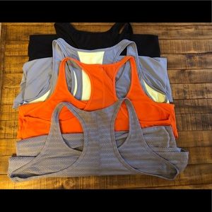 Set of 4 Gapfit Razorback Tanks